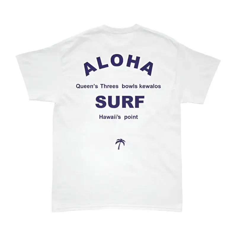 Aloha Days HAWAII POINTS Made in Hawaii S-XL White