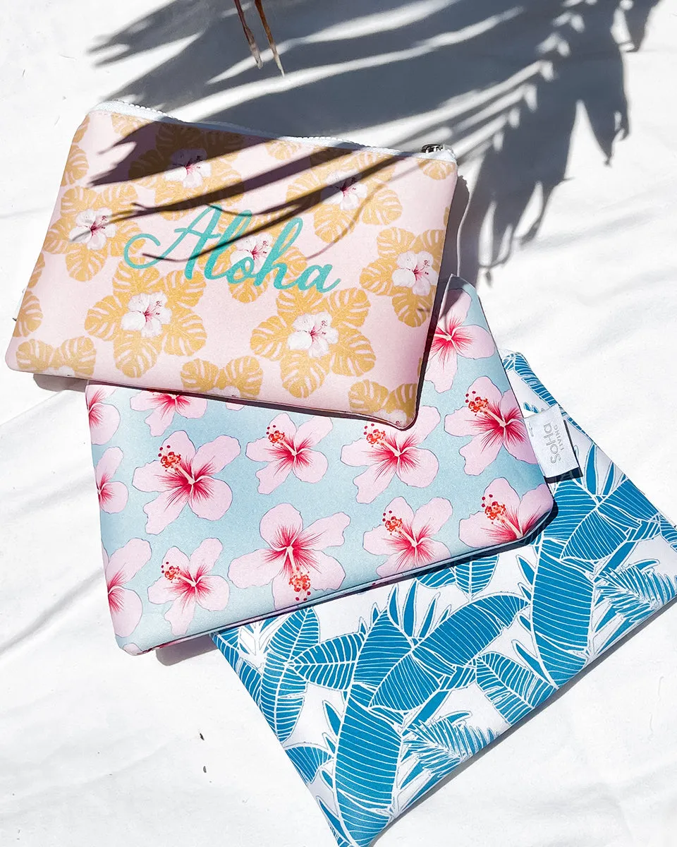 Hula Love Neoprene Zipper Tote