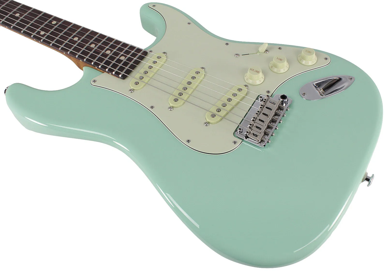 Suhr Classic S Roasted Select Guitar, Surf Green, Rosewood